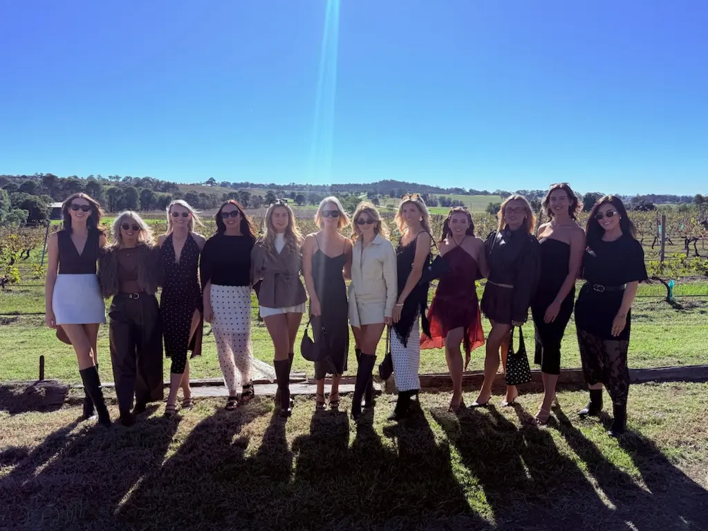 Hen's party Hunter Valley wine tour